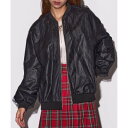 MAISON BREEZE reveur シャイニー チュール ブルゾン ジャケット ライトアウター 軽羽織り 透け感 長袖 DTK(ブラック)