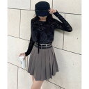 ロイヤルパーティー ROYAL PARTY ファービスチェ付きレーストップス (ブラック)