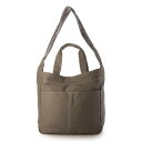 アースメイド EARTH MADE E7010 WASHED CANVAS 2WAY TOTE(GRAY) (グレー)