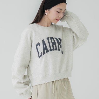 コカ coca ヘビーウェイト裏起毛ビンテージ加工ロゴスウェット （Oatmeal）