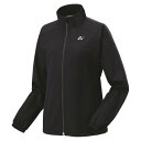 ヨネックス YONEX Yonex ヨネックス テニス ウィメンズ裏地付ウィンドウォーマーシャツ 78076 (ブラック)(4)