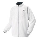 ヨネックス YONEX Yonex ヨネックス テニス ユニ裏地付ウィンドウォーマーシャツ 70099 (ホワイト)