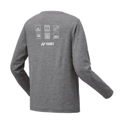 ヨネックス YONEX Yonex ヨネックス テニス ユニロングスリーブ T シャツ 16720 （グレー）