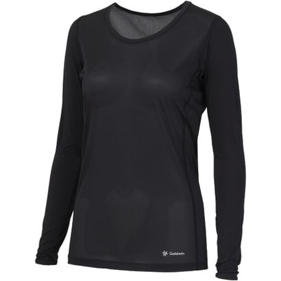 シースリーフィット C3fit C3fit シースリーフィット クーリング ラウンドネック ロングスリーブ レディース Coo （ブラック）