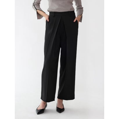 アーガ Aga フロントタックツイルパンツ （ブラック）