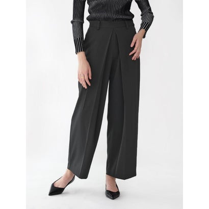 アーガ Aga フロントタックツイルパンツ （チャコールグレー）