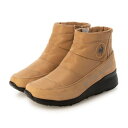 ルコックスポルティフ le coq sportif 【レイン対応】キルティングショートブーツ(LCS デュアン III QT)ライトブラウン)