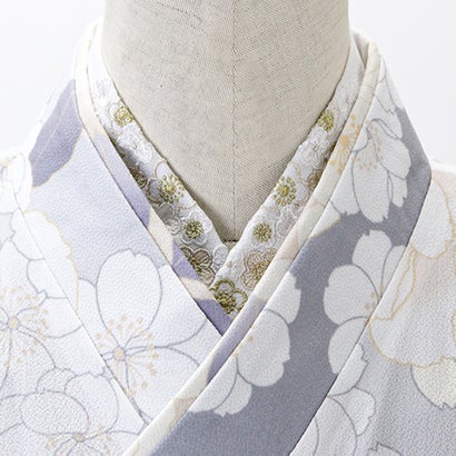 Kimono, Yukata, Accessories - キャサリンコテージ Catherine Cottage 刺繍入り半衿付き肌襦袢 （梅づくし・白色[OWT1]）