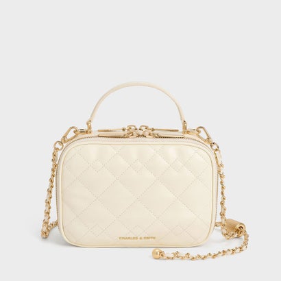 Duo ドゥオ キルトバニティトップハンドルバッグ（Cream）