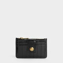Donna ドンナ クリンクルエフェクトパネルカードホルダー(Black)