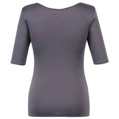 ウイング Wing あったかインナー 綿100％ 毛玉になりにくい 型くずれしにくい 【綿の贅沢 リッチ】 5分袖 半袖 秋 冬 （VI）