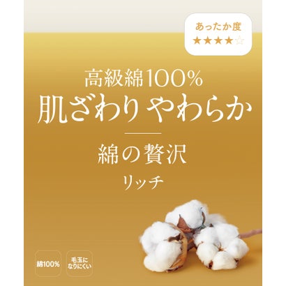 ウイング Wing あったかインナー 綿100％ 毛玉になりにくい 型くずれしにくい 【綿の贅沢 リッチ】 5分袖 半袖 秋 冬 （VI）