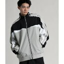 アイモハ aimoha 【aimoha neo】 Retro Color Block Jacket (ブラック)(4)