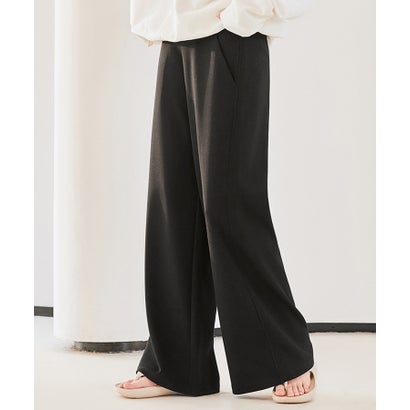 アイモハ aimoha aimoha -select-/ウエスト調整可能マタニティパンツ （ブラック）