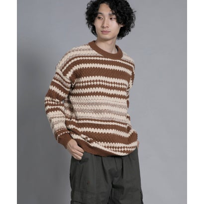  aimoha aimoha men Chic Striped Knit Pullover ʥ祳
