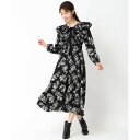 ミッシュマッシュ MISCH MASCH ■2024秋冬新作■プリーツカラーワンピース/MM447406 (BLACK)(4)
