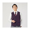 トーキョーシャツ TOKYO SHIRTS 小紋ニットジレ メンズ (ネイビー)