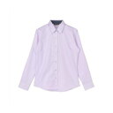 トーキョーシャツ TOKYO SHIRTS 【超形態安定】 レギュラー 長袖 形態安定 綿100% レディースシャツ (パープル)