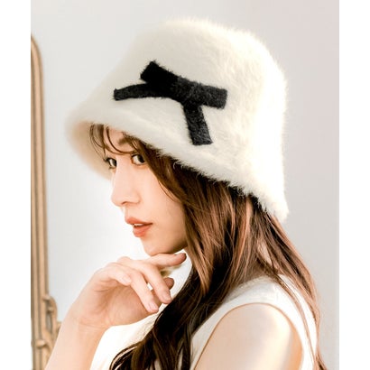 ジュリアブティック JULIA BOUTIQUE リボンモチーフが可愛い。リボンモチーフチューリップハット （ホ..