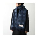 マルニ MARNI MARNI マフラー SCZC0067Y0 UAW032 ロゴ (CHB99/BLUBLACK/ブルー)