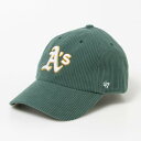 フォーティーセブン 47 キャップ コーデュロイ 帽子 暖かい クリーンナップ 柔らか ベースボール 男女兼用 BRAND CORDUROY CLEAN UP (ダークグリーン)