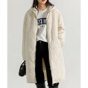 テディショップ Teddyshop ≪2024AW新作≫レディース 3WAYノームコアキルティング×フリースロングコート (オフホワイト)(4)