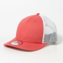 ニューエラ NEW ERA ニューエラ Newera キャップ 帽子 NE207 メッシュキャップ プレーン ベースボールキャップ ユニセックス やや浅め NEWERA SNAPBACK LOW PROFILE TRUCKER (コーラル×ホワイト)