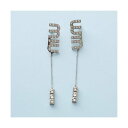 ミュウミュウ Miu Miu MIUMIU ピアス 5JO661 2DNC クリスタルチャーム アクセサリー (F0OKL/ACCIAIO+CRYSTAL)
