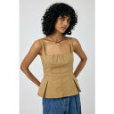 FLARE CAMI ビスチェ BEG(4)