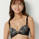 アモスタイル バイ トリンプ AMOSTYLE BY Triumph チャーミングラマー スリムライン ブラジャー ウィッチガール(B,C,Dカップ) AMST1492 WHU JX (ブラック)