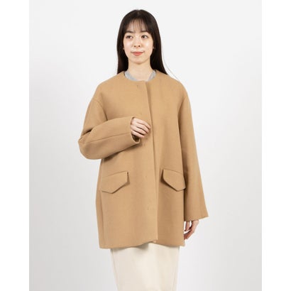 セオリー Theory WOOL MELTON/ CAPE BK COAT （ベージュ）のサムネイル