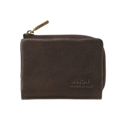 アノン ANON ゴートレザー・ミニ財布 （ブラウン）