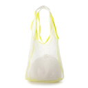 アースメイド EARTH MADE E7184 MESH PIPING TOTE (ホワイト)