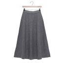 マイカアンドディール MICA&DEAL halfmilan flare skirt (GRAY)