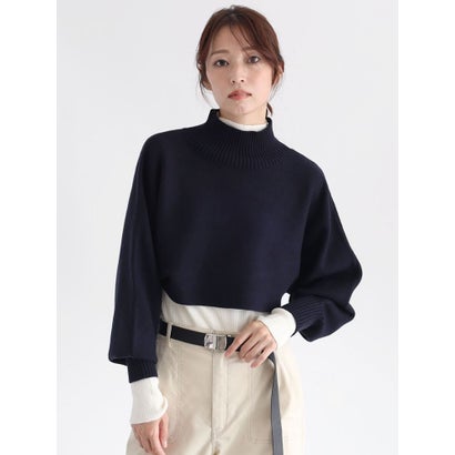 クローブ CLOVE レイヤードスタイルニット （ネイビー）