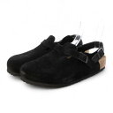ビルケンシュトック BIRKENSTOCK ビルケンシュトック サンダル メンズ レディース トキオ2 スエード BIRKENSTOCK Tokio II Suede ベロアレザー (ブラック)