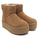 アグ UGG ブーツ クラッシックミニプラットホーム ムートンブーツ 厚底 5cmプラットフォーム ベージュ レディース UGG 1134991 CHE (CHESNUT)