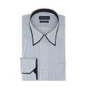 トーキョーシャツ TOKYO SHIRTS 【超形態安定・大きいサイズ】 ボタンダウン 長袖 形態安定 ワイシャツ (ネイビー)(4)