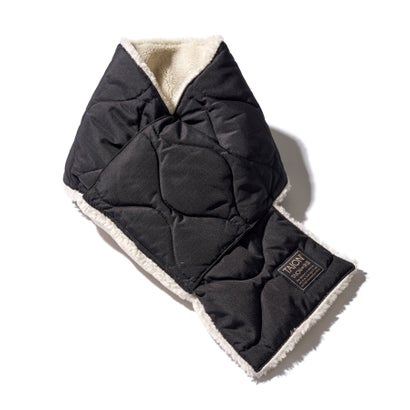 タイオン TAION 【TAION / タイオン】MILITARY REVERSIBLE DOWN SCARF / リバーシブルキルティングダウ..