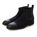 エフ +F+ ACTHREAD CHELSEA BOOTS(アクスレッド チェルシーブーツ) (ネイビー)