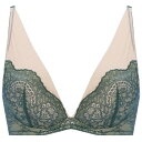アモスタイル バイ トリンプ AMOSTYLE BY Triumph 雲ふわりブラ ブラジャー ダマスクブーケ(Eカップ) AMST1494 WHU JX (グリーン)
