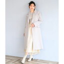 ミッシュマッシュ MISCH MASCH ■2024秋冬新作■パールボタンチェスターコート/MM448604 (GREIGE)