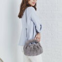 インデックス index 【2WAY】フェイクファーショルダーBAG (グレー(012))