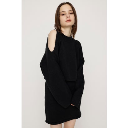 OPEN SHOULDER SET UP BLK OPEN SHOULDER SET UP BLK