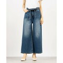 デニーローズ DENNY ROSE クロップドワイドdenim (BLUE)