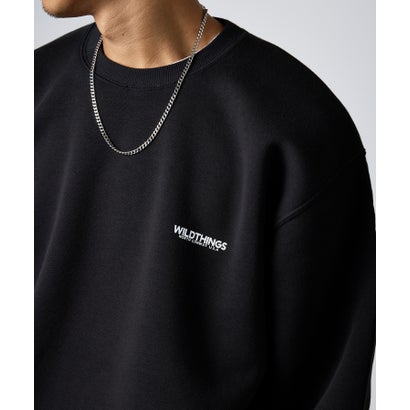 SETUP7別注　ワイルドシングス WILD THINGS ヒストリーバックプリントトスウェット （ブラック）