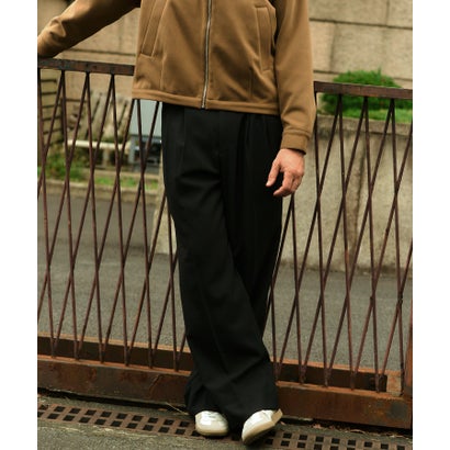 ニュアンス NewAnce High Density Two Pleats Slacks / 高密度ツープリーツスラックスパンツ (ブラック)