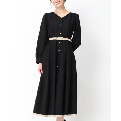 ミッシュマッシュ MISCH MASCH ■2024秋冬新作■配色長袖シャツワンピース/MM447423 (BLACK) ミッシュマッシュ MISCH MASCH ■2024秋冬新作■配色長袖シャツワンピース/MM447423 (BLACK)