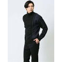 編地切替配色 タートルネックニット (黒) メンズ 長袖 ギフト プレゼント インナー トップス カジュアル 厚手 薄手 ニット ビジネス ウォッシャブル ストレッチ