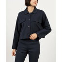 リナシメント RINASCIMENTO ダブルポケットステンカラージャケット (Blu Navy)